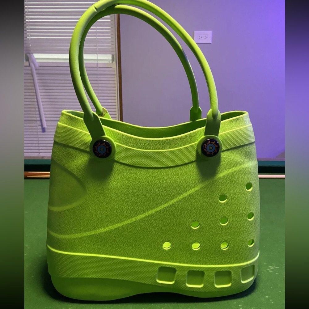Optari Sol Tote Green Bag  Waterproof Beach